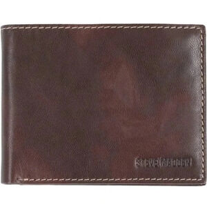 Steve Madden  Mens Leather RFID Pocket Wallet